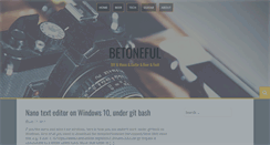 Desktop Screenshot of betoneful.com